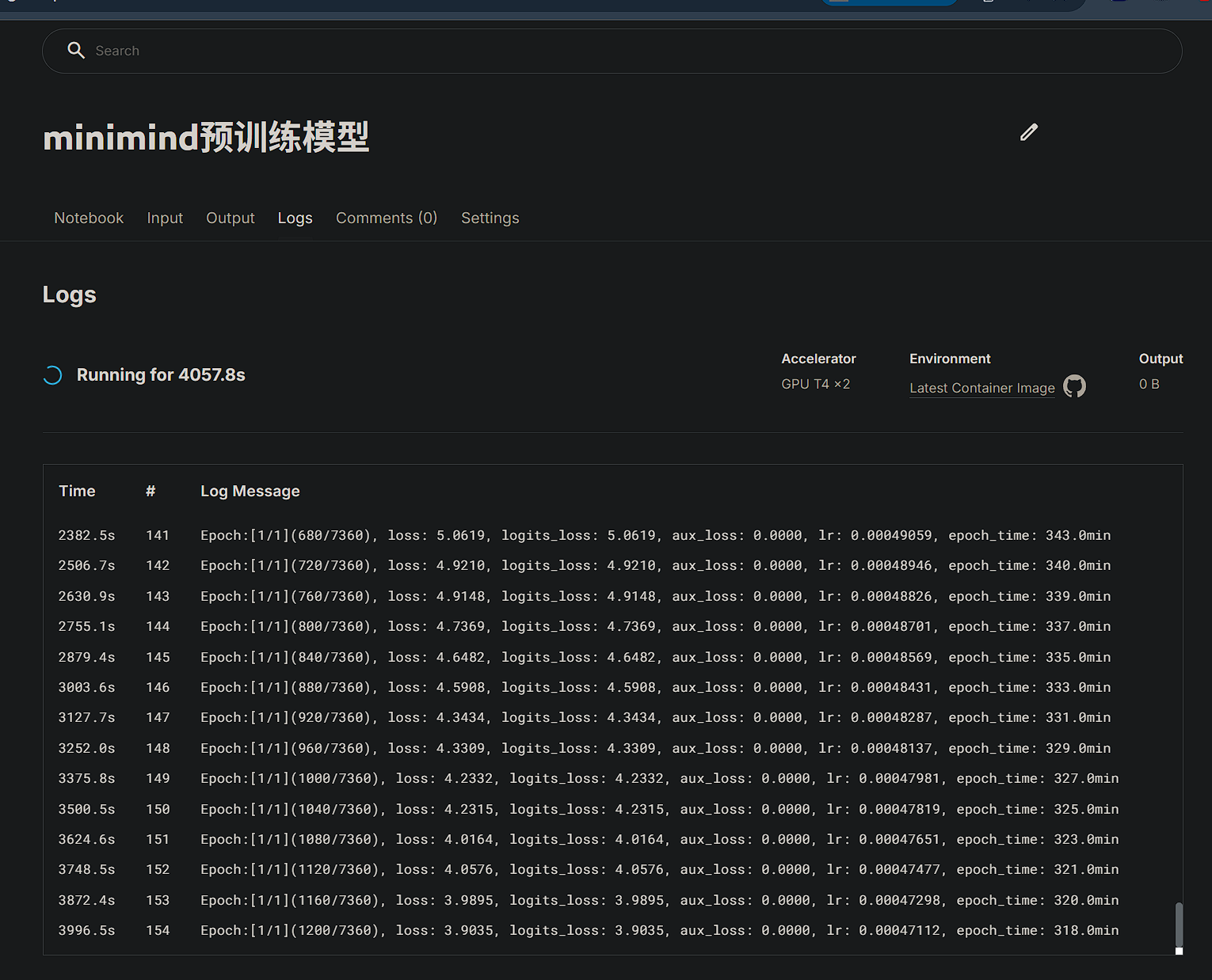 大模型训练收敛效果图